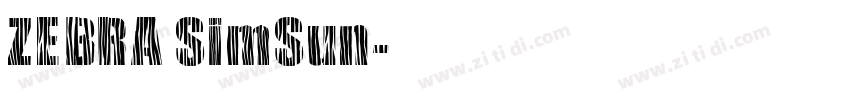 ZEBRA SimSun字体转换